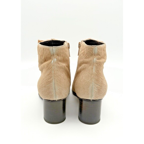 Fendi F/W 1999 Pony Hair Beige & Brown Ankle Boots Vintage 90's Sz EU 36 6 - Picture 6 of 12